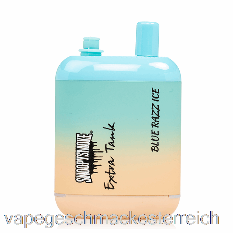 Snoopy Smoke Extra Tank 2 15000 Einweg-Blue Razz Ice Vape Geschmack